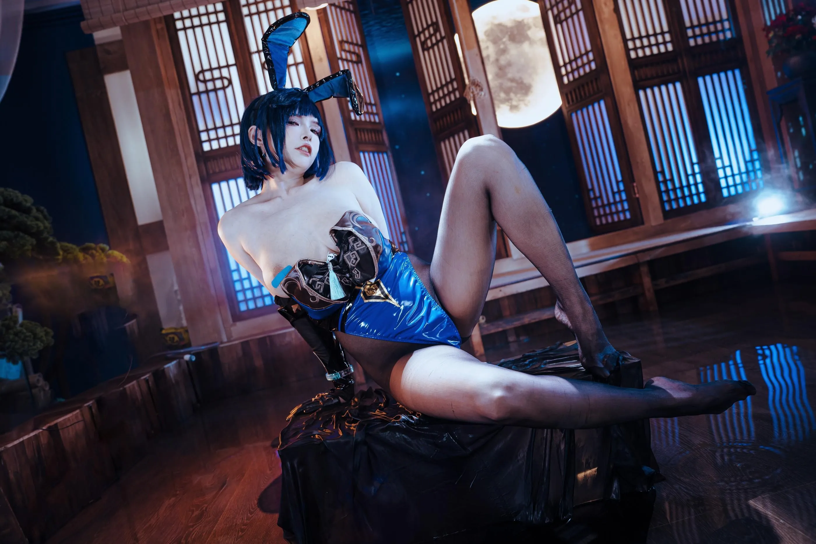秋和柯基 – NO.105 夜兰 兔女郎 [92P]插图1